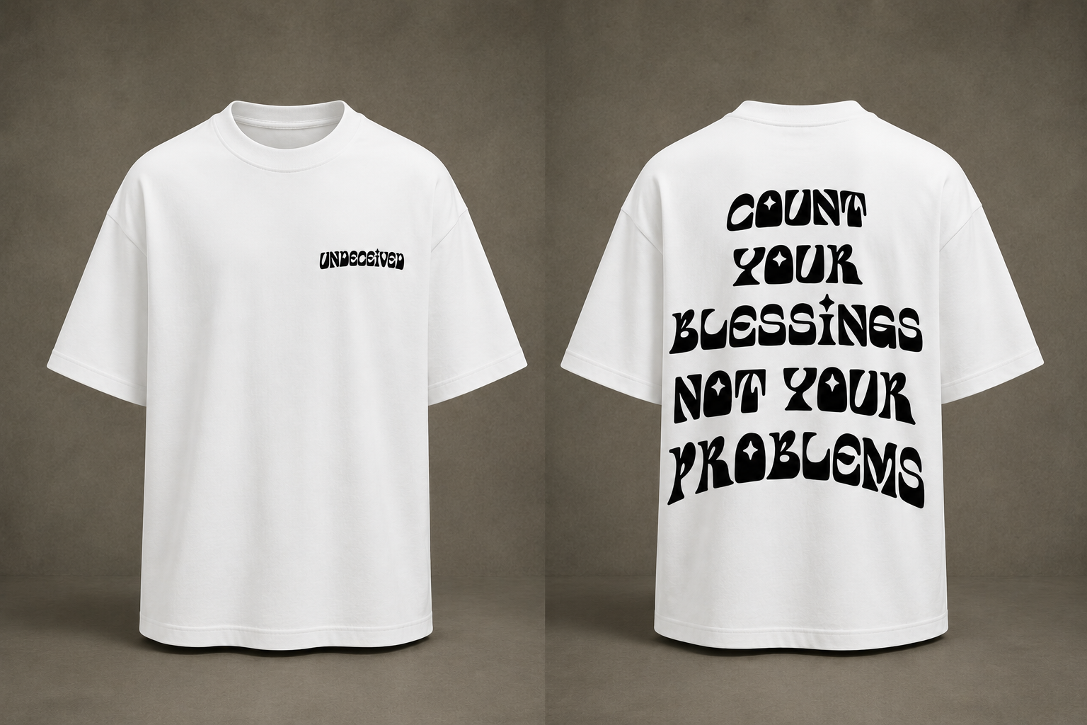 Count your blessings Tee white