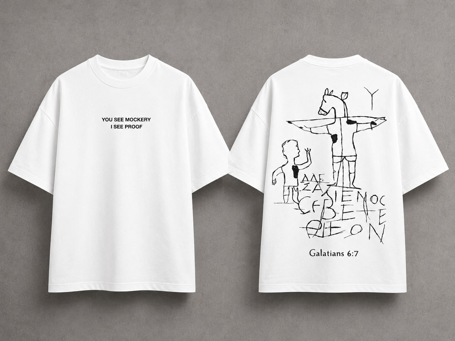 Alexamenos proof Tee