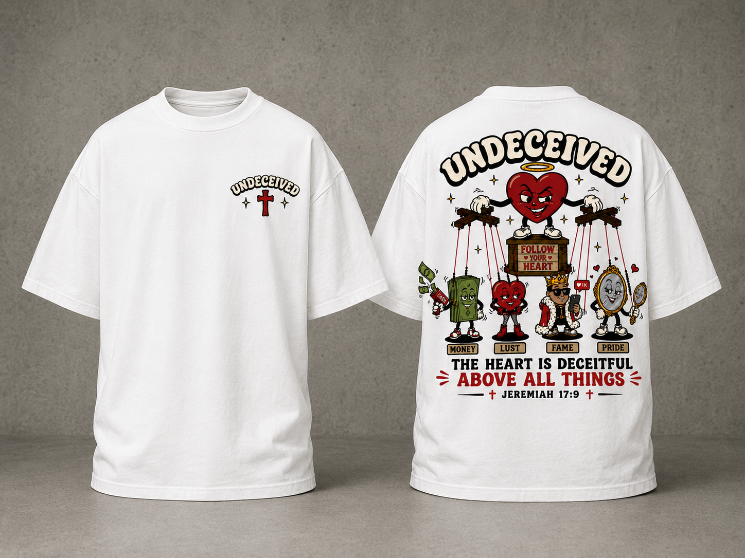 Deceitful heart Tee